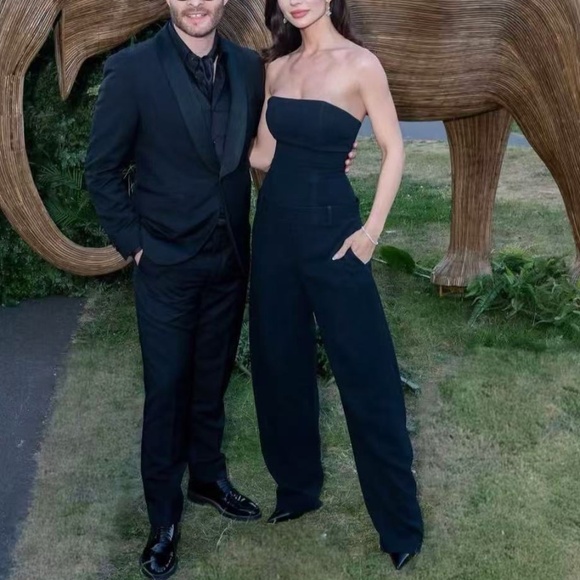 NWT Helsa The Heavy Crepe Jumpsuit - Black Revolve All in One - Picture 5 of 14